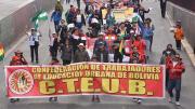 Magisterio Urbano de Bolivia anuncia movilización nacional en rechazo a políticas del Gobierno