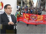 COB respalda a Mariaca y rechaza intervención de EE.UU. en asuntos internos de Bolivia