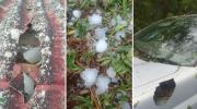 Tormenta de granizo de gran magnitud causa estragos materiales y productivos en Vallegrande