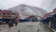 Por nevadas y riesgo en la vía, Tránsito suspende temporalmente los viajes hacia Los Yungas