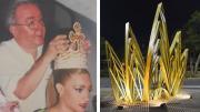 Pippo “coronará” eternamente en El Arenal: inauguran una corona y un mosaico de la fama en su honor