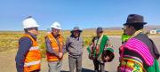 Oruro: ABC y autoridades originarias inspeccionan el circuito turístico Lago Poopó para la Red Vial Fundamental