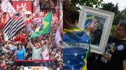 Lula y Bolsonaro se dan un baño de masas en Brasil en la víspera a los comicios