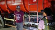 Una cisterna transportaba casi 25 toneladas de ácido sulfúrico en el Trópico de Cochabamba