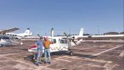 Dos pilotos cruceños cruzan el Ártico en un avión ligero