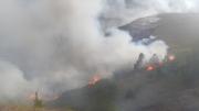 Loza pide ayuda al Gobierno por incendios en Cochabamba