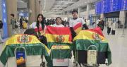 La selección boliviana de robótica ya está en Corea del Sur para participar del First Global Challenge 2026