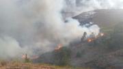 Incendios golpean a Cochabamba: reportan fuego en cinco puntos y un fallecido en Mizque