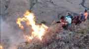 Una persona de la tercera edad muere tras combatir un incendio forestal en Mizque