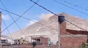 Cerro Rico vuelve a generar alarma en Potosí tras registrarse una densa polvareda en la cúspide