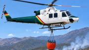 ´Bambi Bucket´ entra en acción en Mizque y Pocona continúa luchando contra el fuego