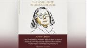 El premio Nobel de Literatura 2026 fue otorgado a la autora canadiense Anne Carson