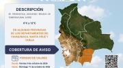 Senamhi activa alertas por fuertes vientos y descenso de temperaturas en cuatro departamentos