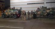 Militares patrullan Santa Cruz de la Sierra tras violento atraco a joyería en la avenida Busch