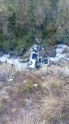 Vehículo cayó a un barranco y dejó siete fallecidos en los Yungas de La Paz