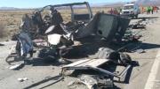 Surubí y una volqueta chocan y dejan cinco muertos en la carretera Oruro-Cochabamba