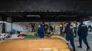 Hallan cuchillos y tijeras en operativo de seguridad debajo del puente Antezana