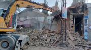 Alcaldía de Cochabamba demuele inmuebles en la avenida Oquendo para ampliar la vía