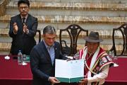 Paz entrega personalidad jurídica a ocho ayllus de Potosí y Oruro para impulsar proyectos de desarrollo