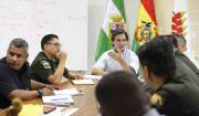 Alcalde y la Policía coordinan acciones de seguridad en Santa Cruz