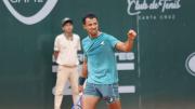 Hugo Dellien no pudo terminar su partido y quedó fuera del Challenger de Cali