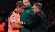 Dembélé y Olmo se lesionan en primer tiempo del duelo entre PSG y Barsa