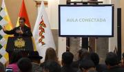 Gobierno y alcaldes de 85 municipios firman convenios para instalar antenas Starlink en unidades educativas