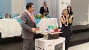 Primera dama entrega televisoras, celulares y más para poblaciones vulnerables