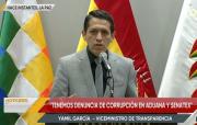 Transparencia anuncia denuncias contra exfuncionarios de Aduana y Servicio Nacional Textil