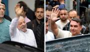 Lula y Bolsonaro emiten su voto en el balotaje de Brasil