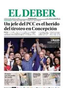 Portadas de los periódicos de Bolivia del lunes 26 de octubre del 2026